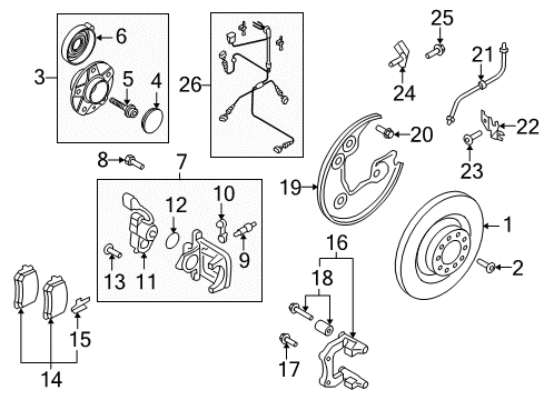 2010 Audi A5 Anti-Lock Brakes Diagram 5