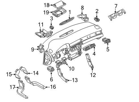 1998 Audi A6 Quattro Ducts