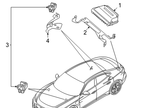 2024 Audi e-tron GT Electrical Components Diagram 10