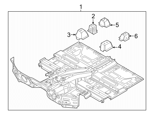 2024 Audi Q8 e-tron Sportback Floor