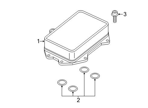 2021 Audi Q8 Engine Oil Cooler