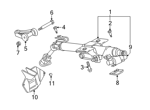 2000 Audi TT Quattro Column Assembly Diagram for 8N1-419-501-C