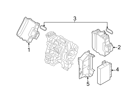 2023 Audi e-tron S Electrical Components Diagram 1