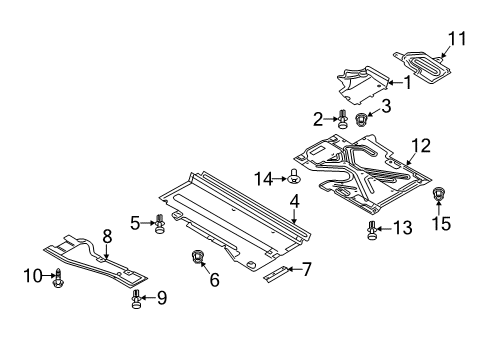 2014 Audi A4 Pillars, Rocker & Floor - Under Cover & Splash Shields