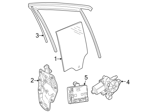 2024 Audi Q4 e-tron Glass - Rear Door