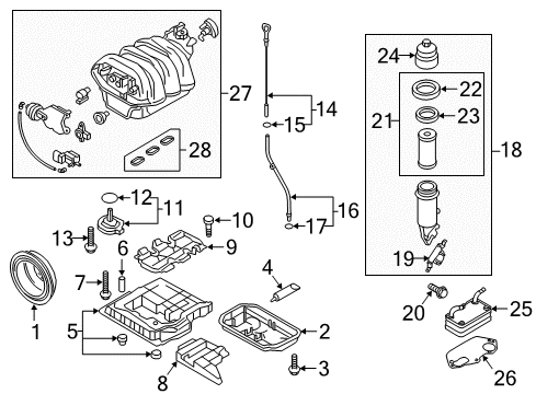 2010 Audi A5 Quattro Intake Manifold Diagram for 06H-133-201-AN