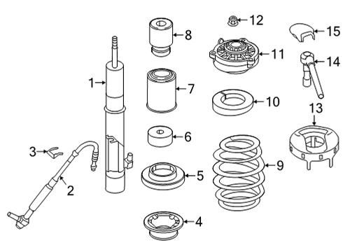 2022 Audi RS5 Struts & Components - Front