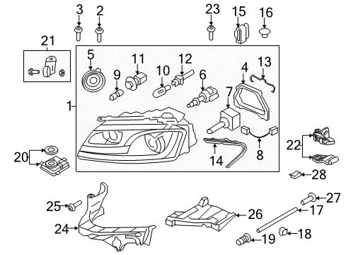 2008 Audi A5 Quattro Bulbs Diagram 4