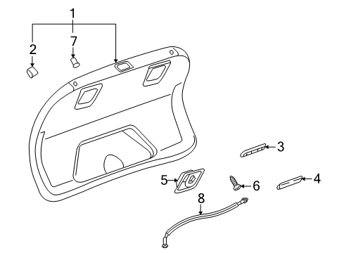 2011 Audi A5 Interior Trim - Trunk Lid