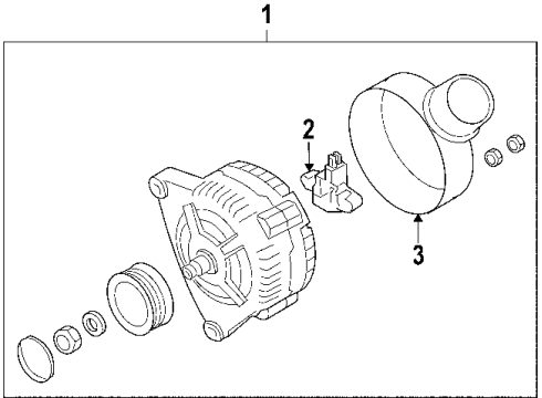 2010 Audi A3 Alternator Diagram 1