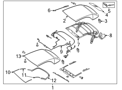 2015 Audi A3 Top Cover & Components