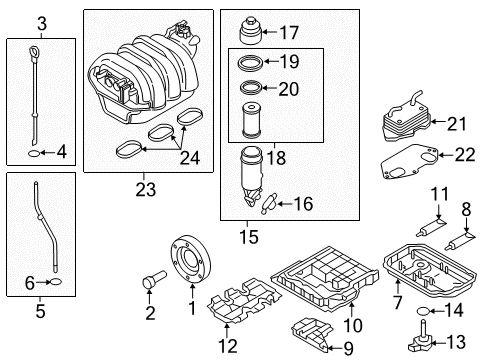 2009 Audi A4 Quattro Serpentine Belt Diagram for 06E-903-137-J