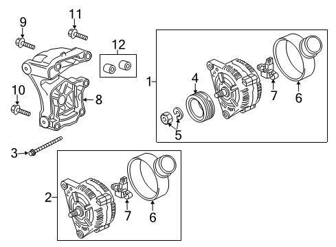 2013 Audi RS5 Alternator