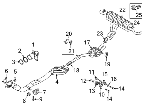 2021 Audi Q8 Exhaust Components