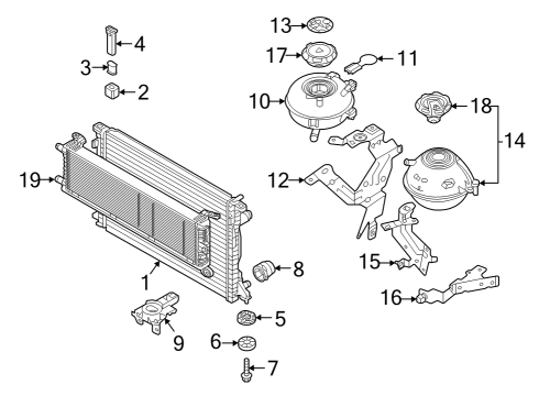 2022 Audi Q5 Radiator & Components