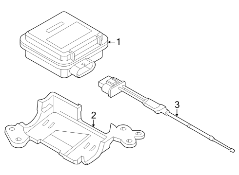 2022 Audi RS3 Electrical Components Diagram 2