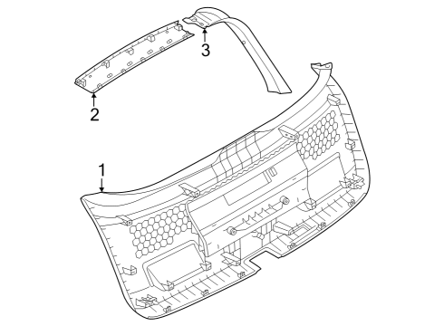 2022 Audi Q4 e-tron Sportback Interior Trim - Lift Gate