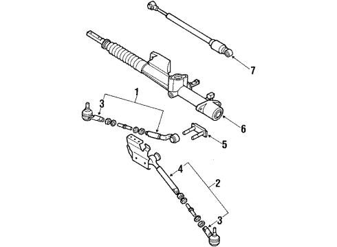 1986 Audi 4000 Quattro Manual Steering Gear