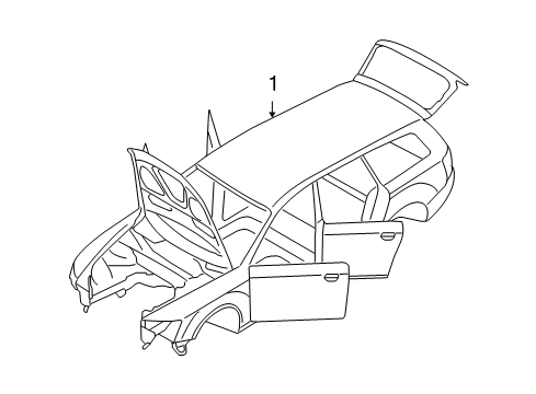 2010 Audi A6 Quattro Body Shell Diagram 2