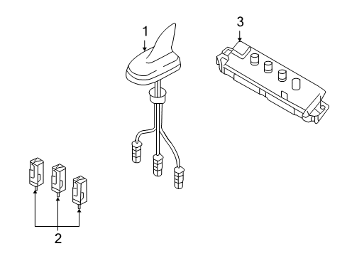 2014 Audi A4 Antenna & Radio