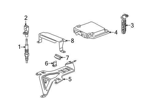 2009 Audi Q7 Ignition System - Diesel Components