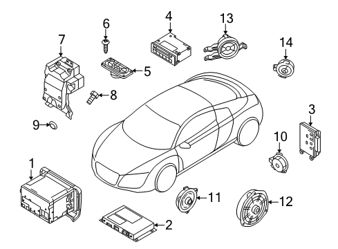 2012 Audi R8 Sound System