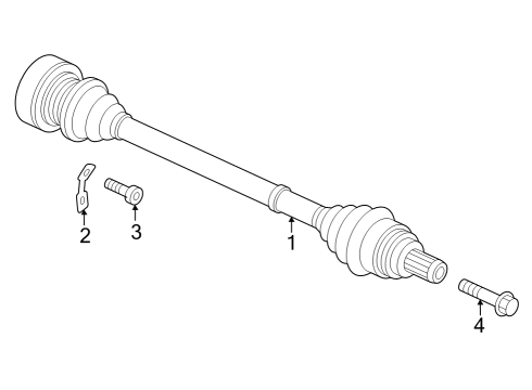 2023 Audi e-tron S Drive Axles - Rear