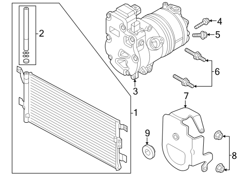 2022 Audi Q5 A/C Condenser