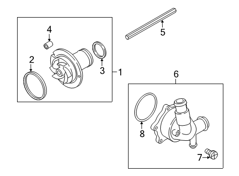 2012 Audi R8 Water Pump Diagram 2