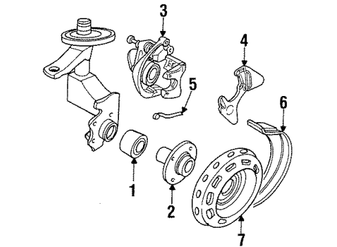 1992 Audi V8 Quattro Front Brakes