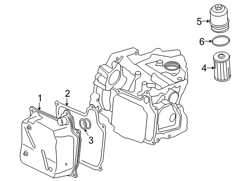 2008 Audi TT Transaxle Parts