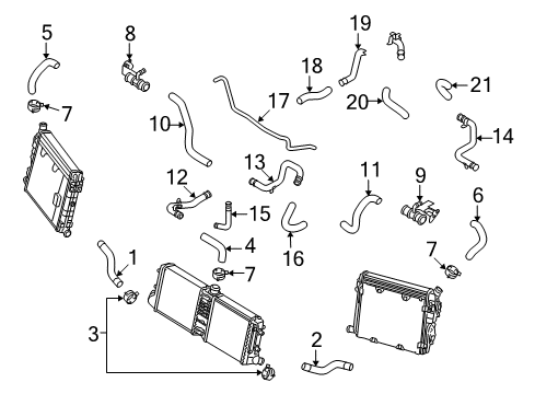 2010 Audi R8 Hoses, Lines & Pipes Diagram 4