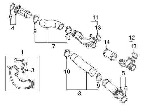 2023 Audi SQ8 Intercooler  Diagram 2