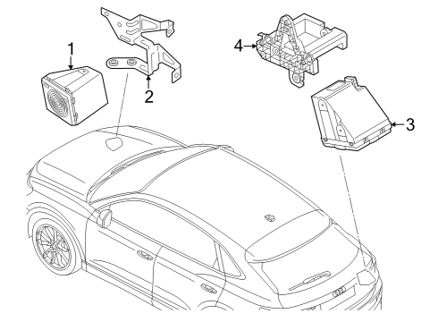 2024 Audi Q4 e-tron Sportback Electrical Components Diagram 4