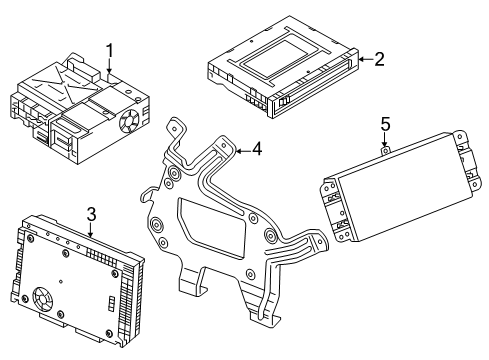 2022 Audi A7 Sportback Sound System Diagram 1