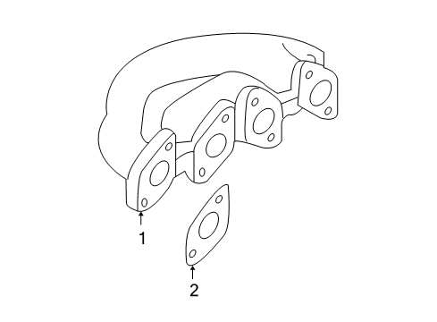 2004 Audi A4 Quattro Exhaust Manifold Diagram 1