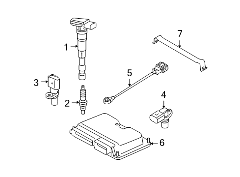 2011 Audi S6 Ignition System