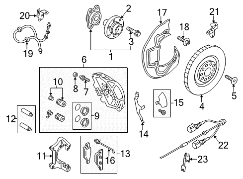 2014 Audi A6 Anti-Lock Brakes Diagram 4