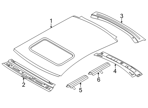 2013 Audi A7 Quattro Roof & Components