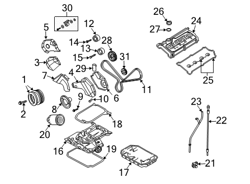 2000 Audi A6 Quattro Filters Diagram 2