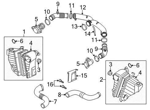 2009 Audi Q7 Filters Diagram 3