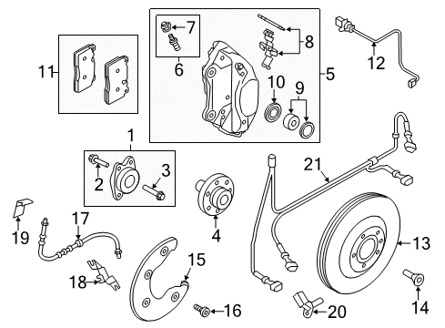 2014 Audi Q5 Anti-Lock Brakes Diagram 1