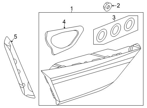 2023 Audi Q3 Tail Lamp Assembly Diagram for 83A-945-094-B