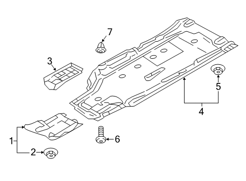 2017 Audi A4 Pillars, Rocker & Floor - Under Cover & Splash Shields