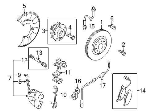 2008 Audi TT Quattro Front Brakes