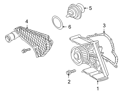 2000 Audi A6 Quattro Water Pump Diagram 1