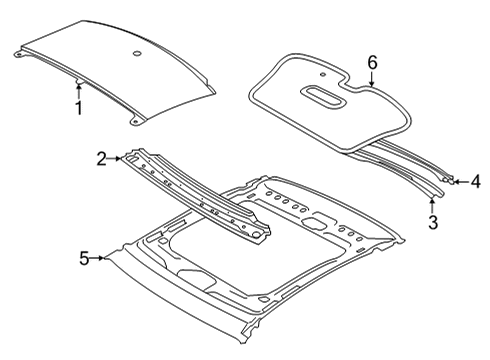 2022 Audi RS7 Sportback Roof & Components