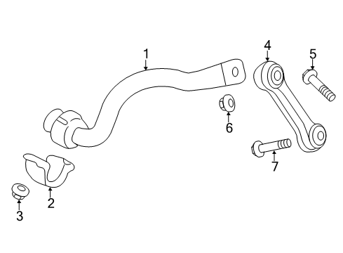 2022 Audi Q5 Stabilizer Bar & Components - Front