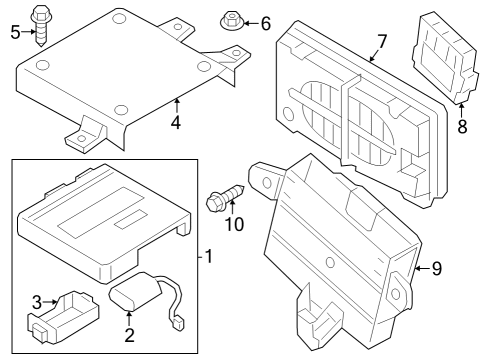 2024 Audi Q8 e-tron Electrical Components Diagram 7