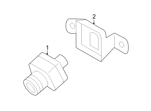 2024 Audi Q8 e-tron Electrical Components - Front Bumper Diagram 2